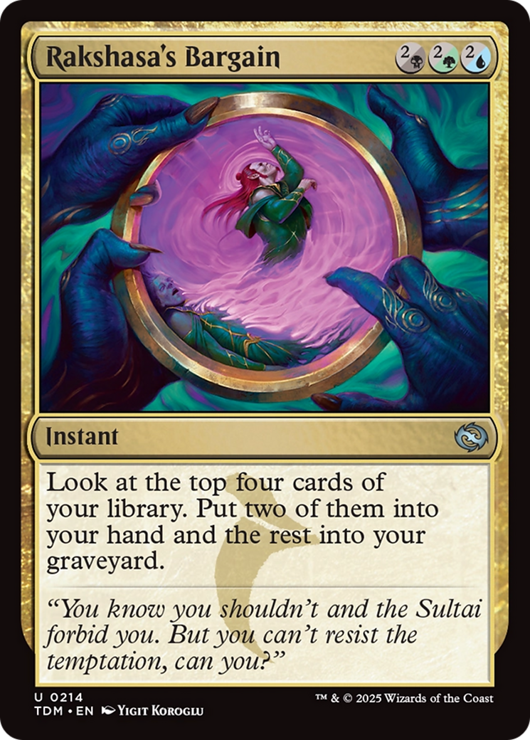 Rakshasa's Bargain [Tarkir: Dragonstorm] | Spectrum Games