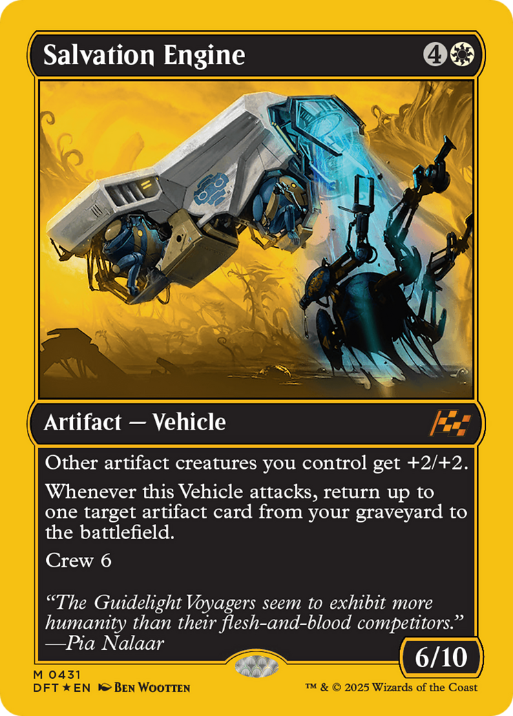 Salvation Engine (First-Place Foil) [Aetherdrift] | Spectrum Games