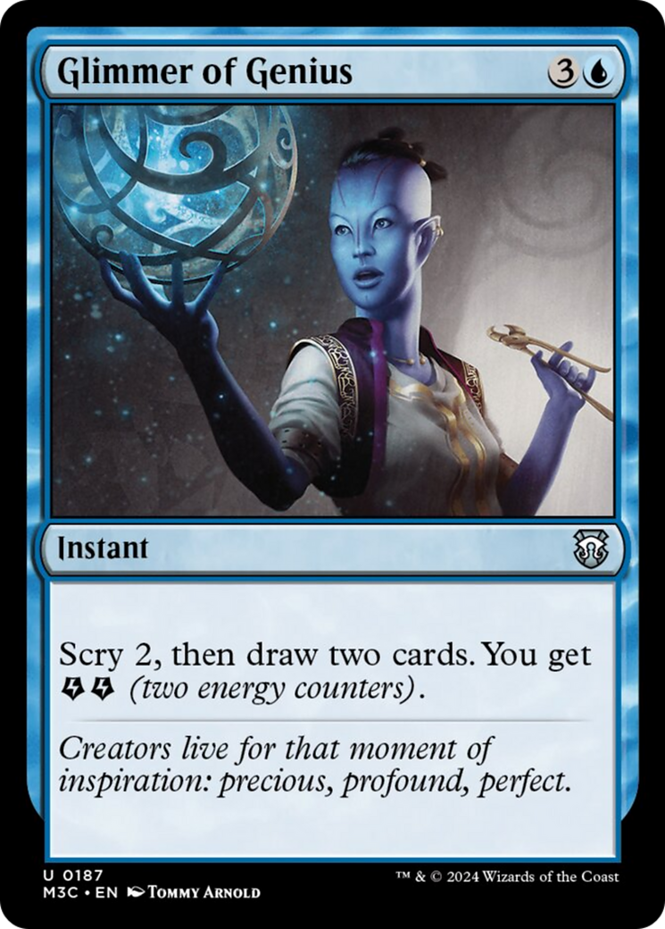 Glimmer of Genius (Ripple Foil) [Modern Horizons 3 Commander] | Spectrum Games