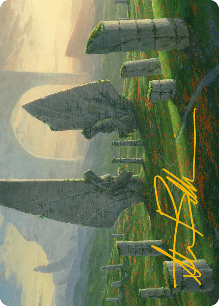 Monumental Henge Art Card (Gold-Stamped Signature) [Modern Horizons 3 Art Series] | Spectrum Games