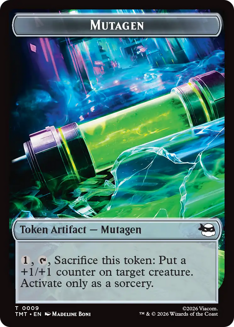 Mutant // Mutagen Double-Sided Token [Teenage Mutant Ninja Turtles Tokens] | Spectrum Games