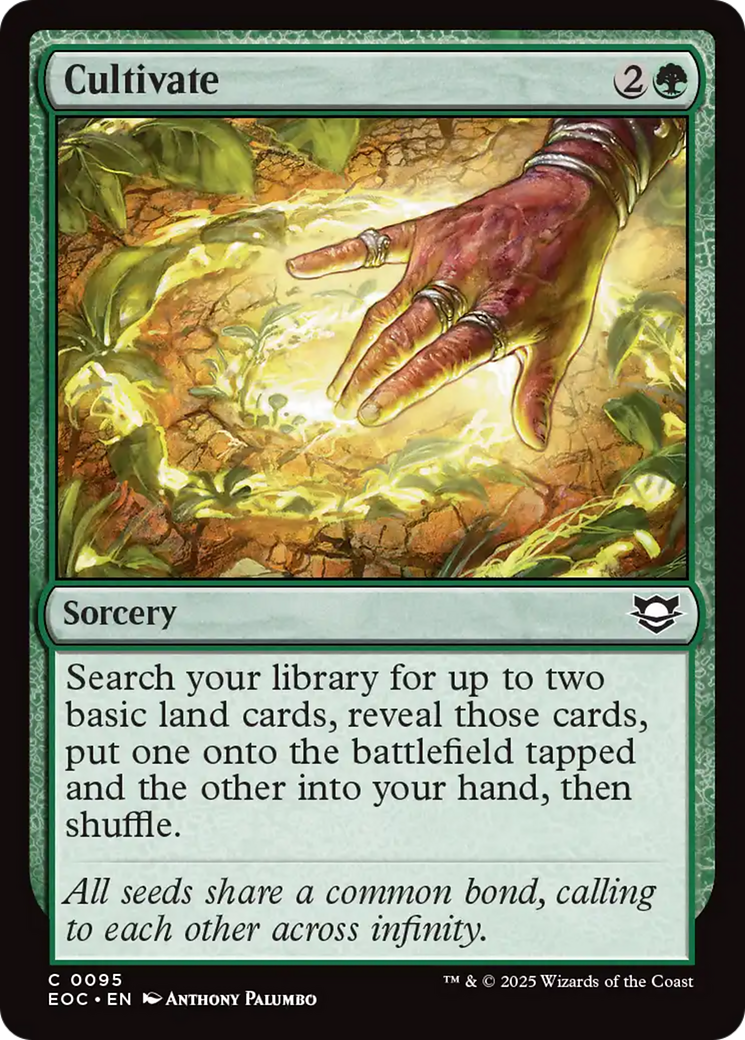 Cultivate [Edge of Eternities Commander] | Spectrum Games