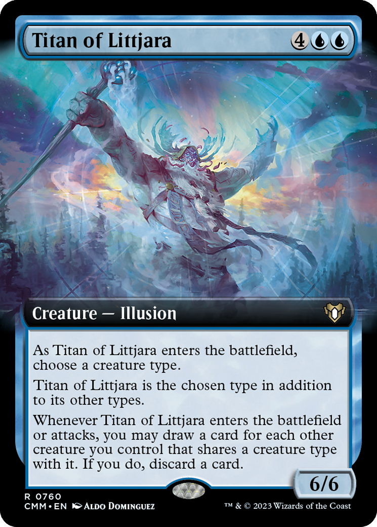 Titan of Littjara (Extended Art) [Commander Masters] | Spectrum Games