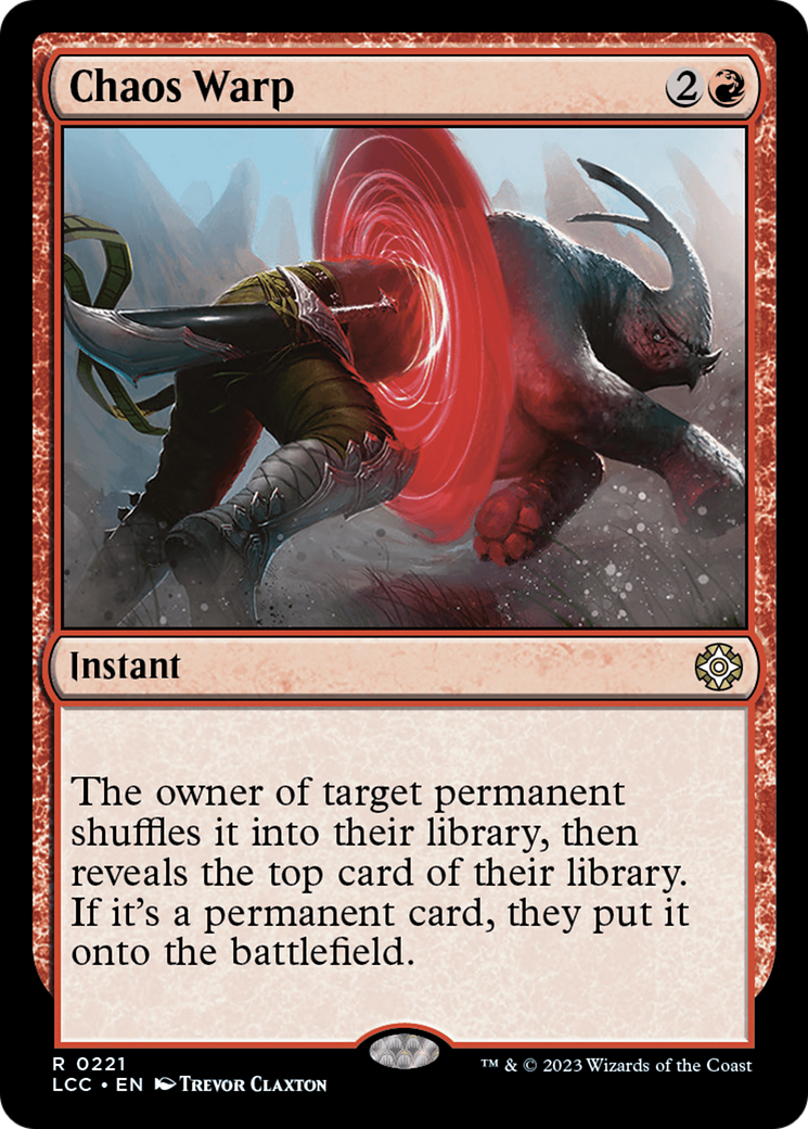 Chaos Warp [The Lost Caverns of Ixalan Commander] | Spectrum Games