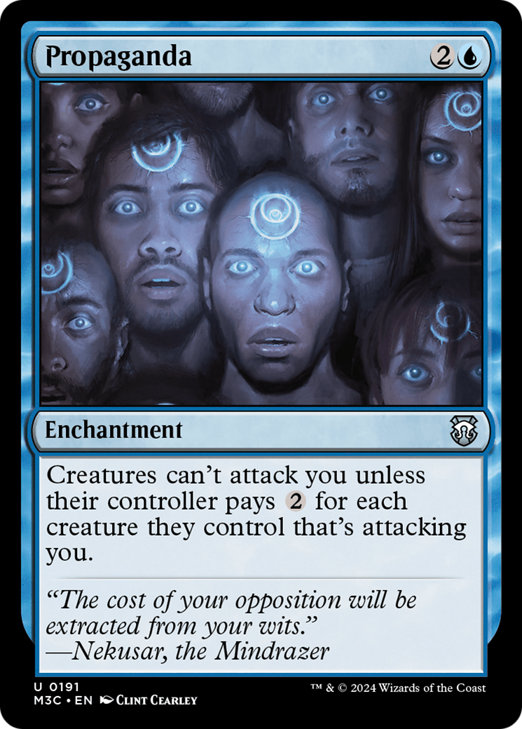 Propaganda (Ripple Foil) [Modern Horizons 3 Commander] | Spectrum Games