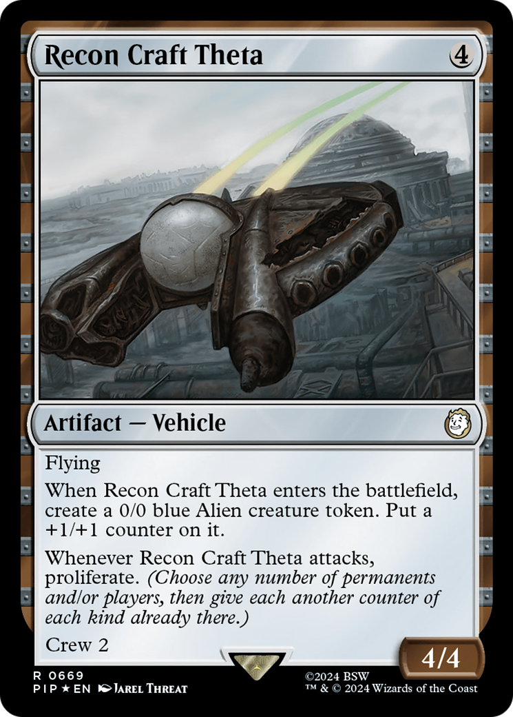 Recon Craft Theta (Surge Foil) [Fallout] | Spectrum Games