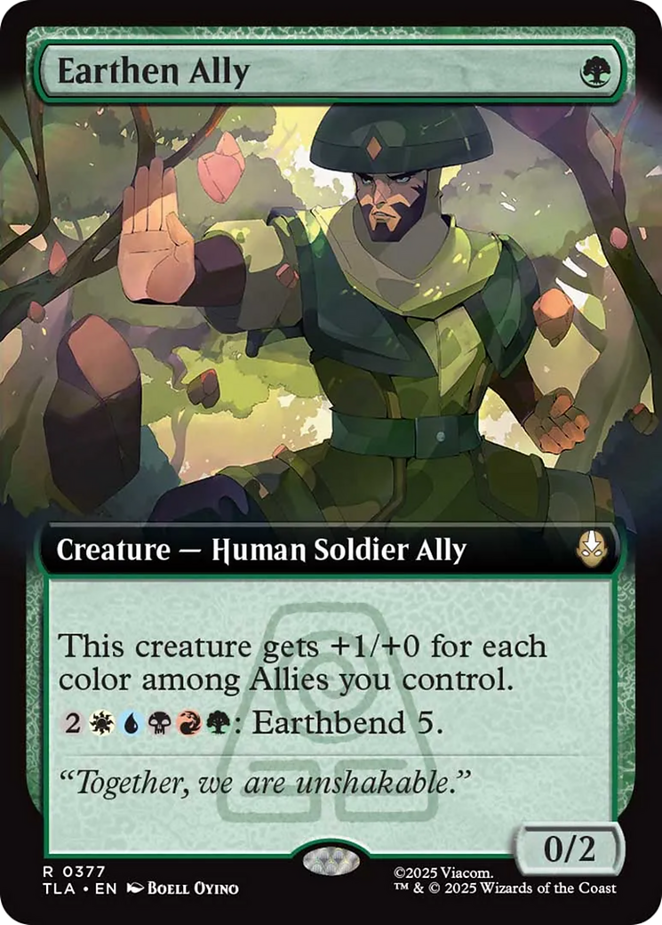 Earthen Ally (Extended Art) [Avatar: The Last Airbender] | Spectrum Games