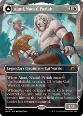 Ajani, Nacatl Pariah // Ajani, Nacatl Avenger (Borderless) [Modern Horizons 3] | Spectrum Games