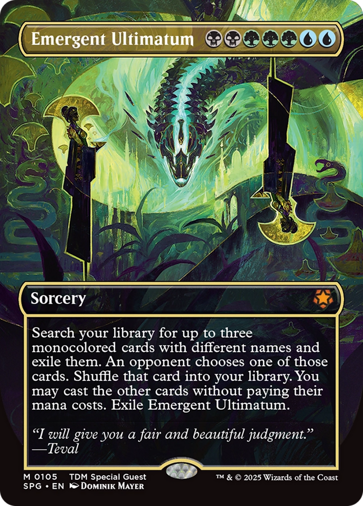 Emergent Ultimatum (Borderless) [Tarkir: Dragonstorm Special Guests] | Spectrum Games