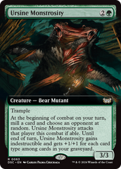 Ursine Monstrosity (Extended Art) [Duskmourn: House of Horror Commander] | Spectrum Games