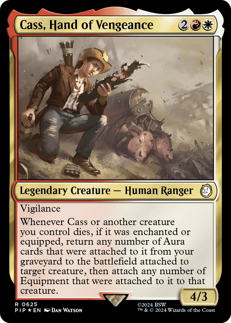 Cass, Hand of Vengeance (Surge Foil) [Fallout] | Spectrum Games