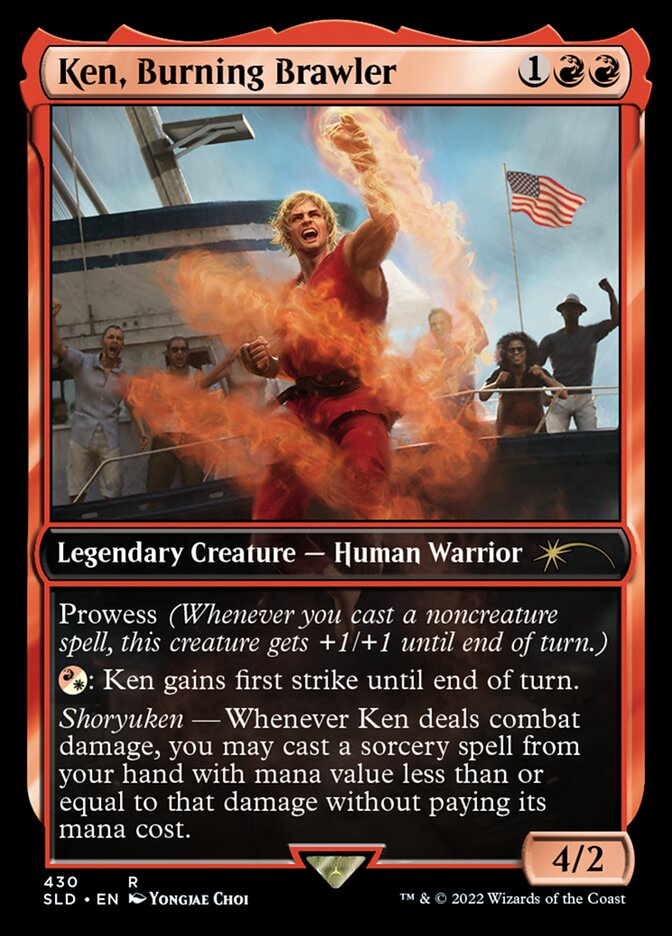 Ken, Burning Brawler [Secret Lair Drop Series] | Spectrum Games