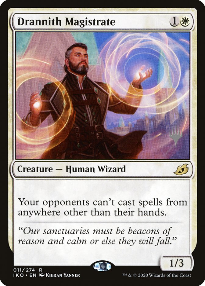 Drannith Magistrate (Promo Pack) [Ikoria: Lair of Behemoths Promos] | Spectrum Games