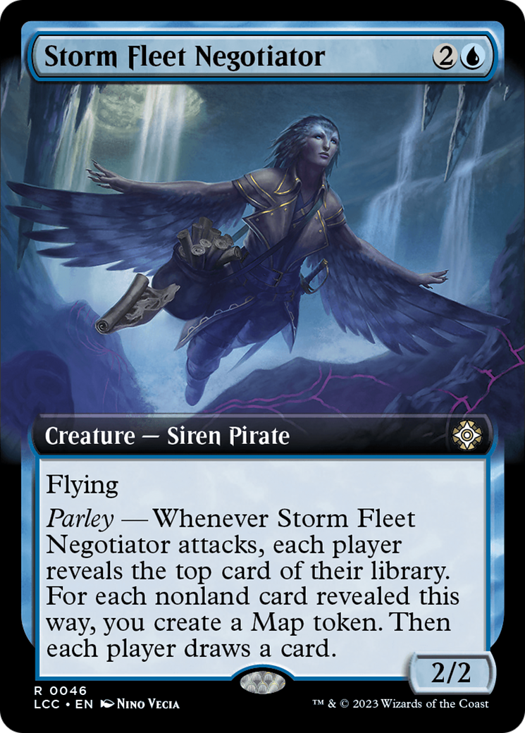 Storm Fleet Negotiator (Extended Art) [The Lost Caverns of Ixalan Commander] | Spectrum Games