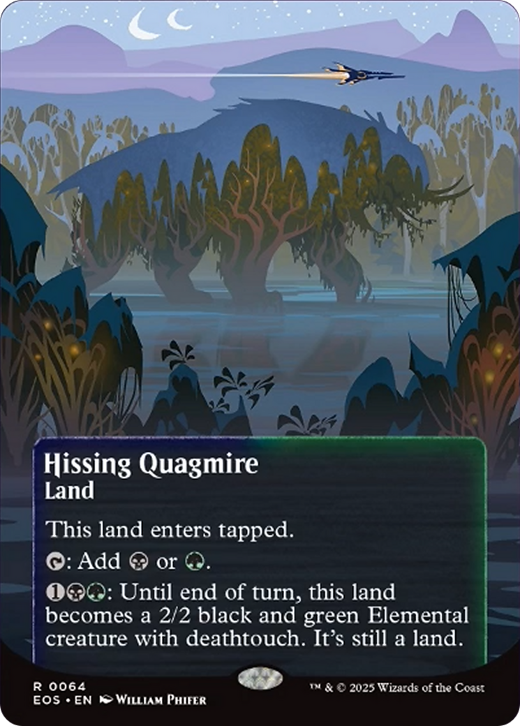 Hissing Quagmire (0064) (Borderless) [Edge of Eternities: Stellar Sights] | Spectrum Games