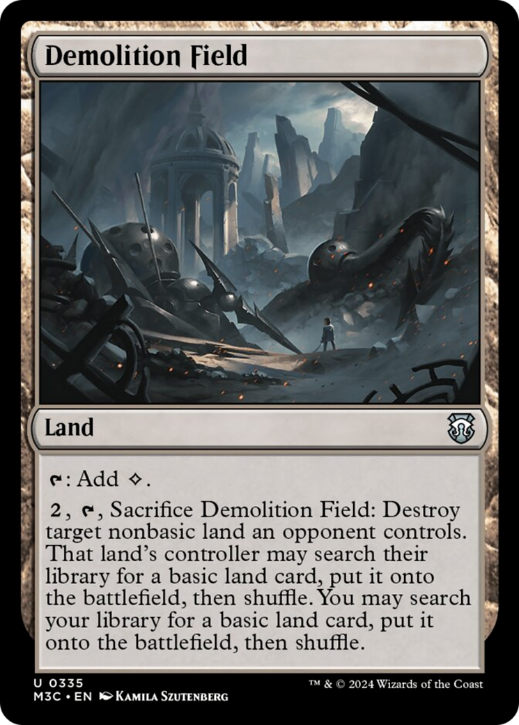 Demolition Field (Ripple Foil) [Modern Horizons 3 Commander] | Spectrum Games