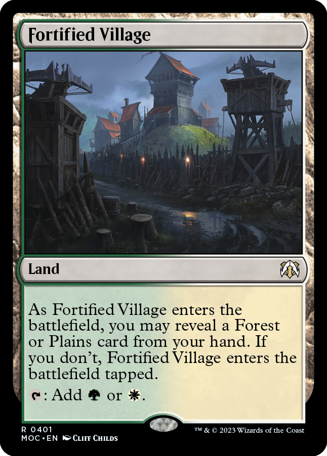 Fortified Village [March of the Machine Commander] | Spectrum Games