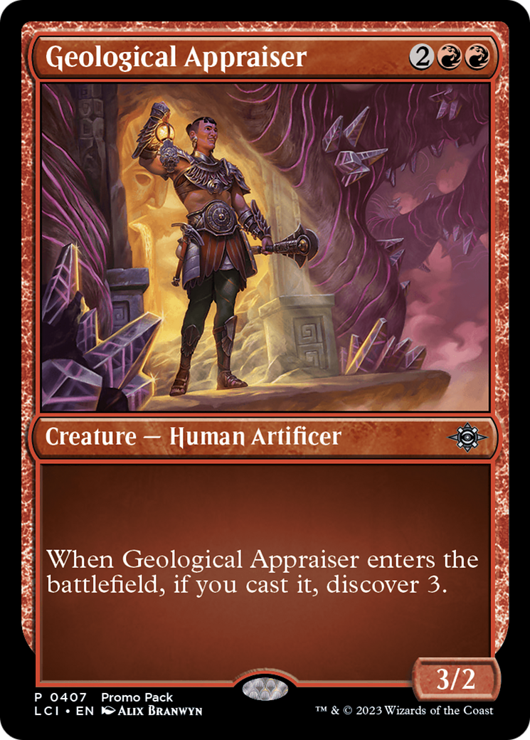 Geological Appraiser [The Lost Caverns of Ixalan Promos] | Spectrum Games