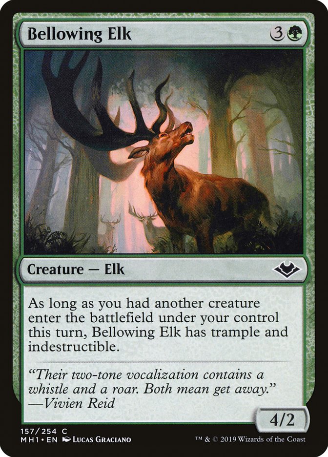 Bellowing Elk [Modern Horizons] | Spectrum Games