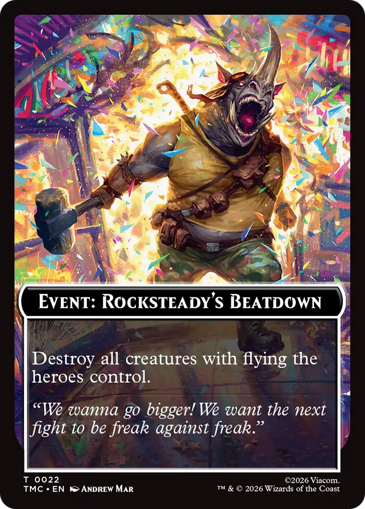 Event: Rocksteady's Beatdown [Teenage Mutant Ninja Turtles Commander Tokens] | Spectrum Games