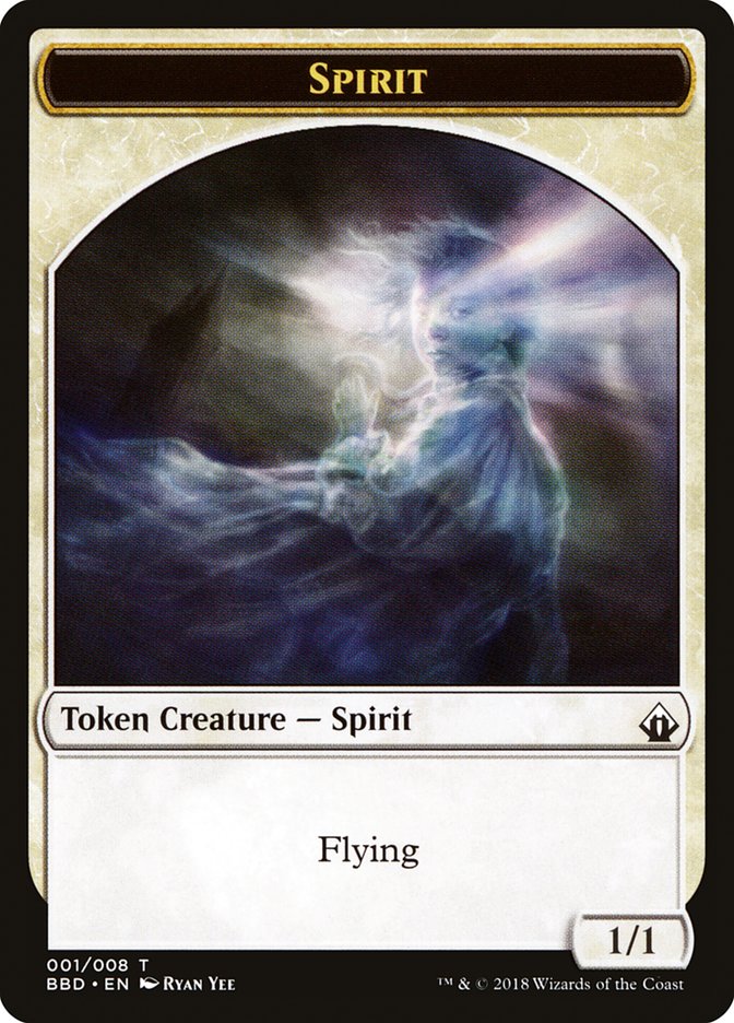 Spirit Token [Battlebond Tokens] | Spectrum Games