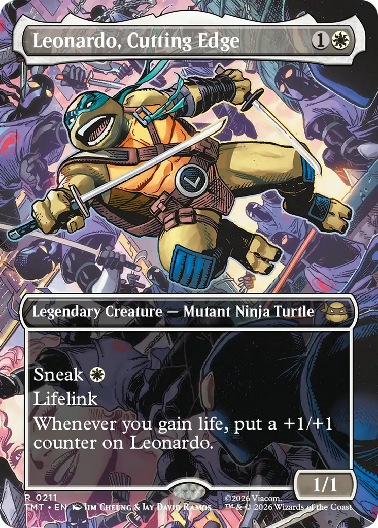 Leonardo, Cutting Edge (Borderless) [Teenage Mutant Ninja Turtles] | Spectrum Games