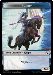 Assassin // Knight (10) Double-Sided Token [March of the Machine Commander Tokens] | Spectrum Games