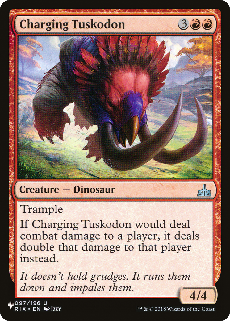 Charging Tuskodon [The List Reprints] | Spectrum Games