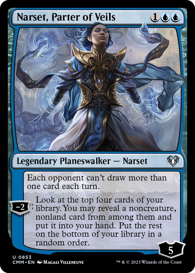 Narset, Parter of Veils [Commander Masters] | Spectrum Games