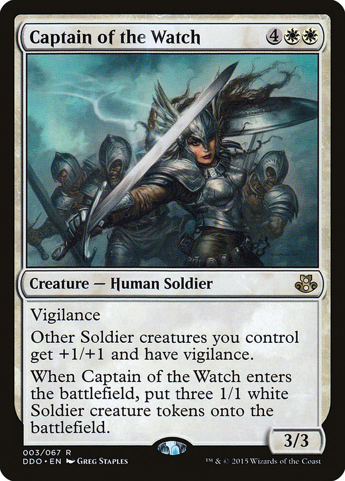 Captain of the Watch [Duel Decks: Elspeth vs. Kiora] | Spectrum Games