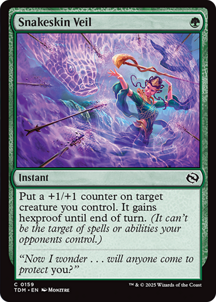 Snakeskin Veil [Tarkir: Dragonstorm] | Spectrum Games