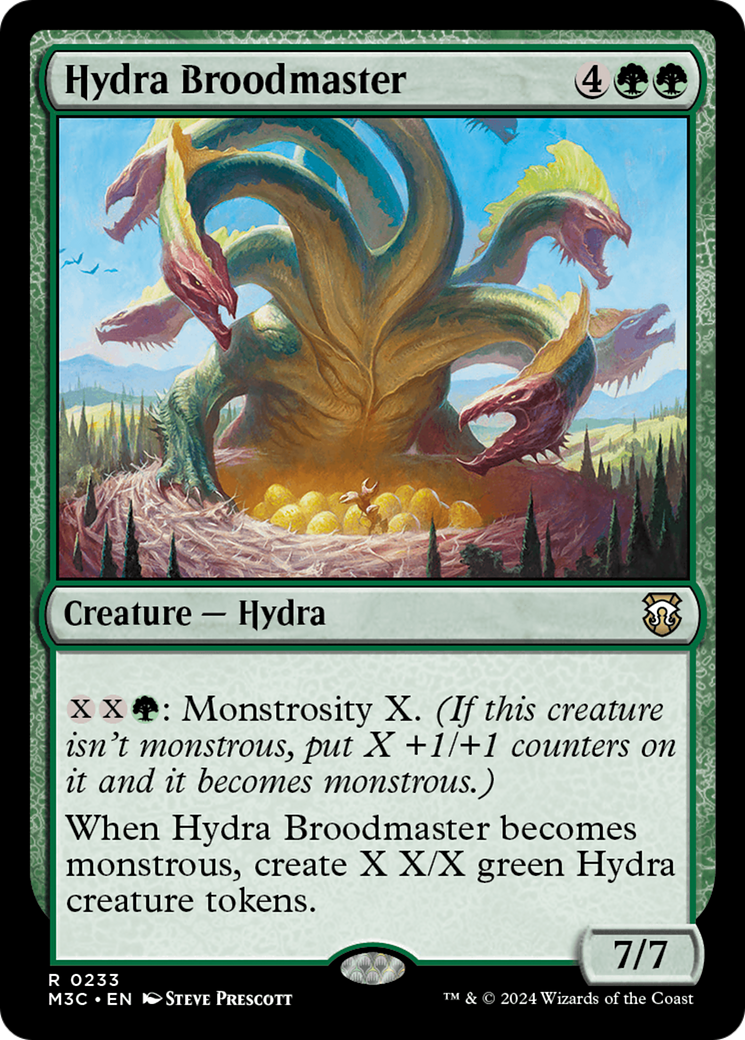 Hydra Broodmaster (Ripple Foil) [Modern Horizons 3 Commander] | Spectrum Games