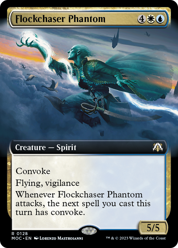 Flockchaser Phantom (Extended Art) [March of the Machine Commander] | Spectrum Games