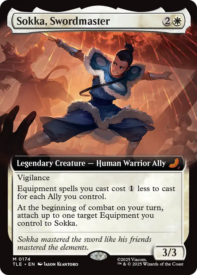 Sokka, Swordmaster (Extended Art) [Avatar: The Last Airbender: Eternal-Legal] | Spectrum Games