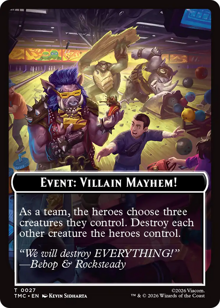 Event: Villain Mayhem! [Teenage Mutant Ninja Turtles Commander Tokens] | Spectrum Games