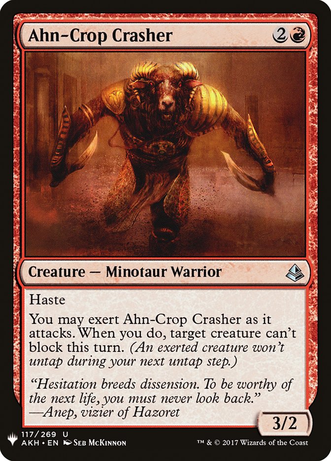 Ahn-Crop Crasher [Mystery Booster] | Spectrum Games