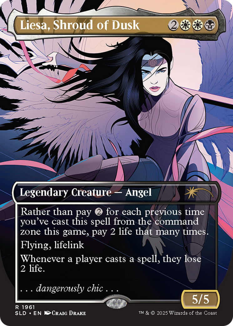 Liesa, Shroud of Dusk (Rainbow Foil) [Secret Lair Drop Series] | Spectrum Games