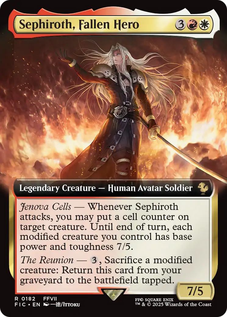 Sephiroth, Fallen Hero (Extended Art) [FINAL FANTASY Commander] | Spectrum Games
