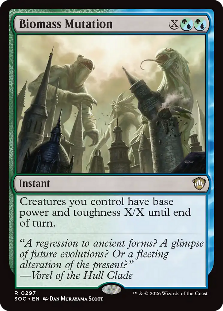 Biomass Mutation [Secrets of Strixhaven Commander] | Spectrum Games