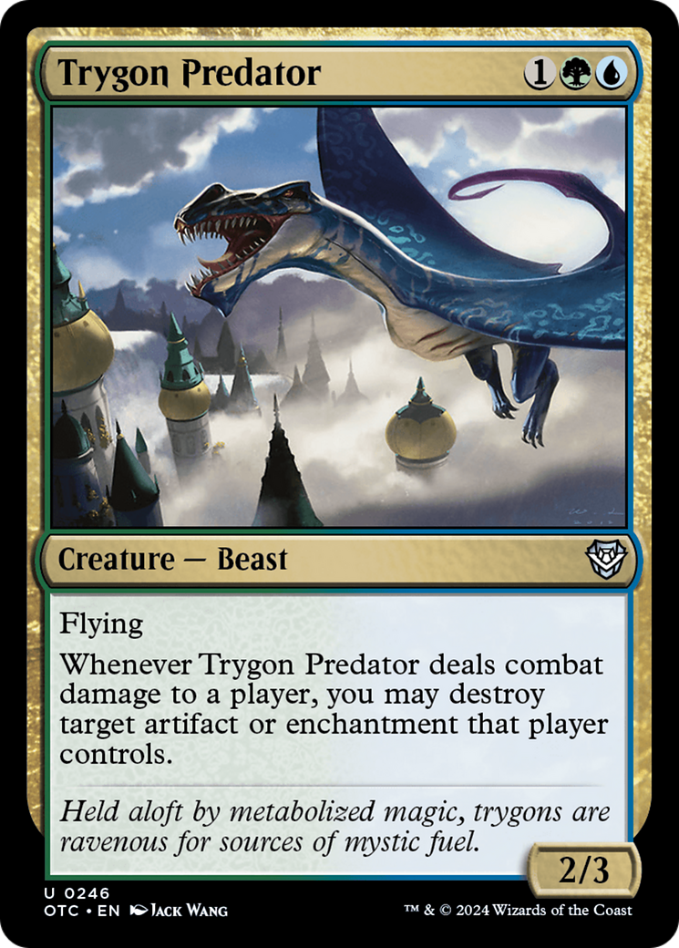 Trygon Predator [Outlaws of Thunder Junction Commander] | Spectrum Games