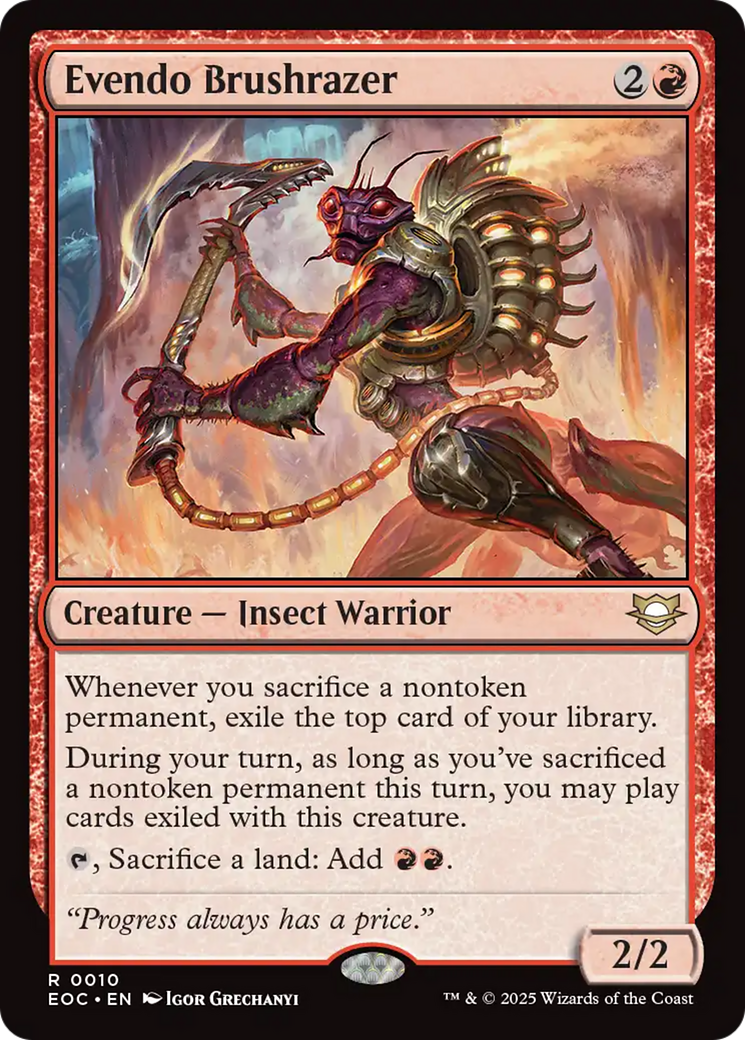Evendo Brushrazer [Edge of Eternities Commander] | Spectrum Games