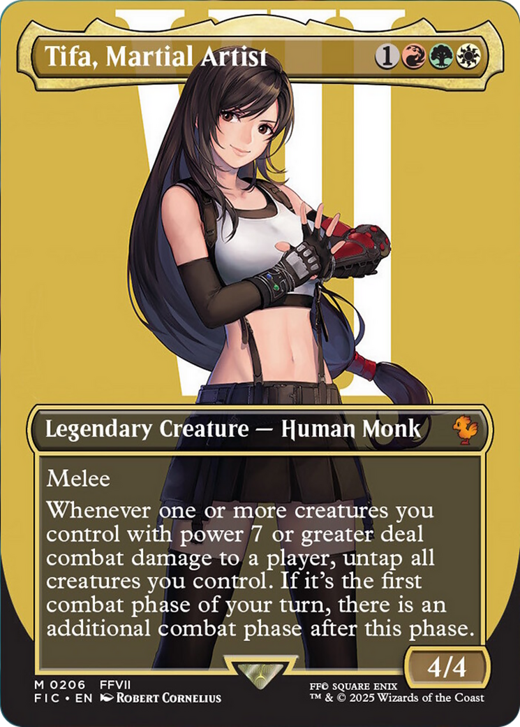 Tifa, Martial Artist (Borderless) [FINAL FANTASY Commander] | Spectrum Games