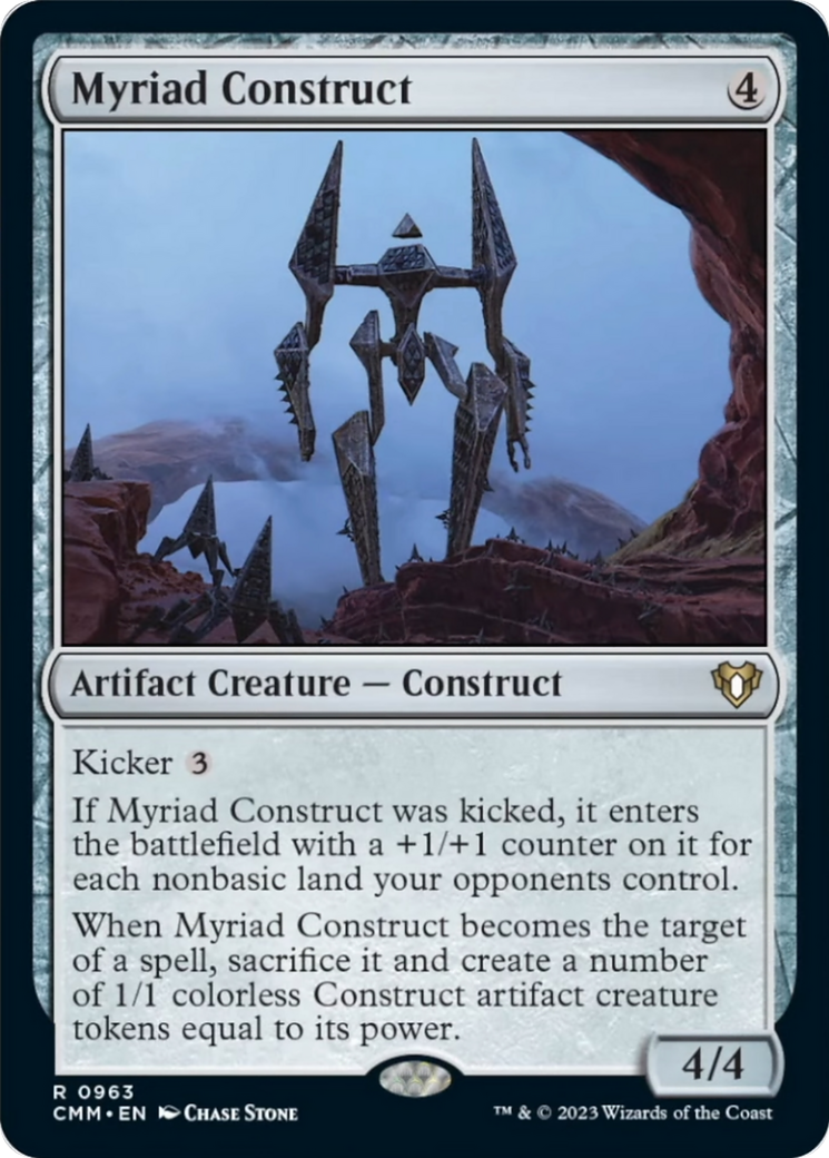 Myriad Construct [Commander Masters] | Spectrum Games