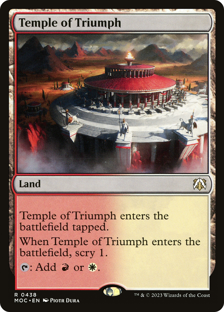 Temple of Triumph [March of the Machine Commander] | Spectrum Games