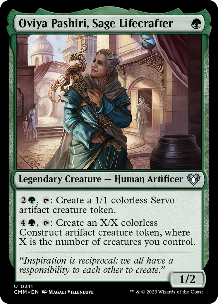 Oviya Pashiri, Sage Lifecrafter [Commander Masters] | Spectrum Games