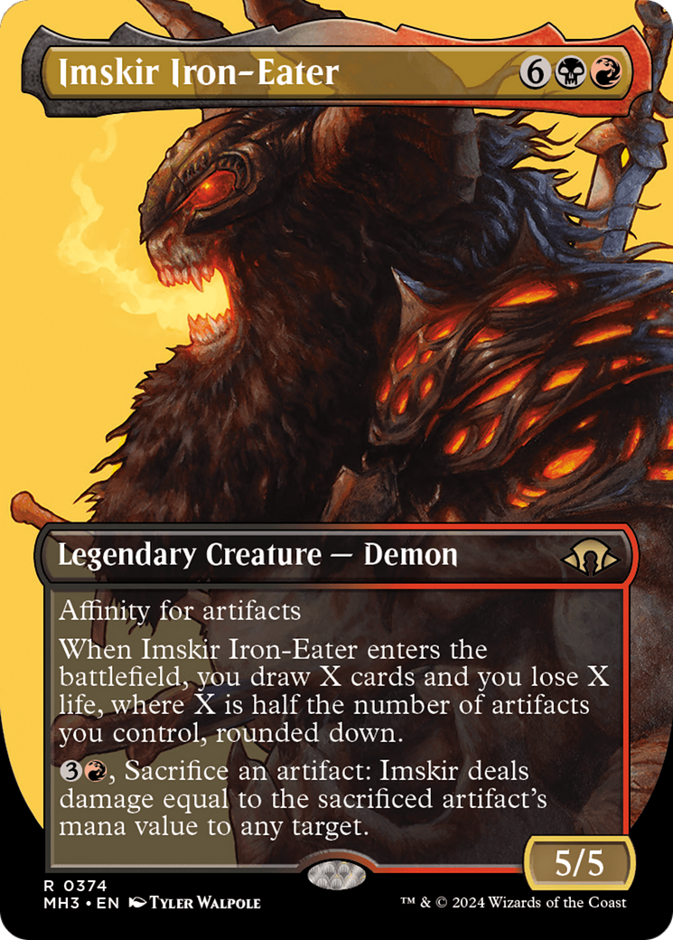 Imskir Iron-Eater (Borderless) [Modern Horizons 3] | Spectrum Games