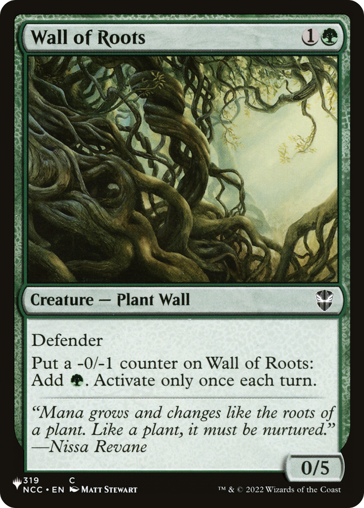 Wall of Roots [The List Reprints] | Spectrum Games