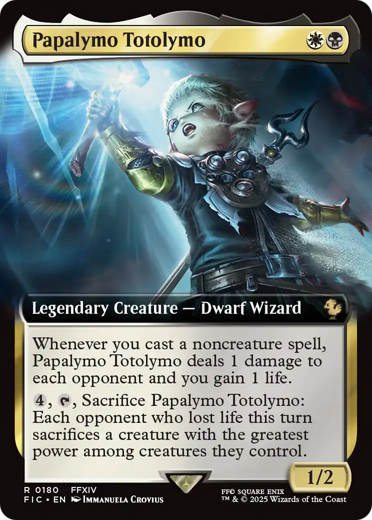 Papalymo Totolymo (Extended Art) [FINAL FANTASY Commander] | Spectrum Games
