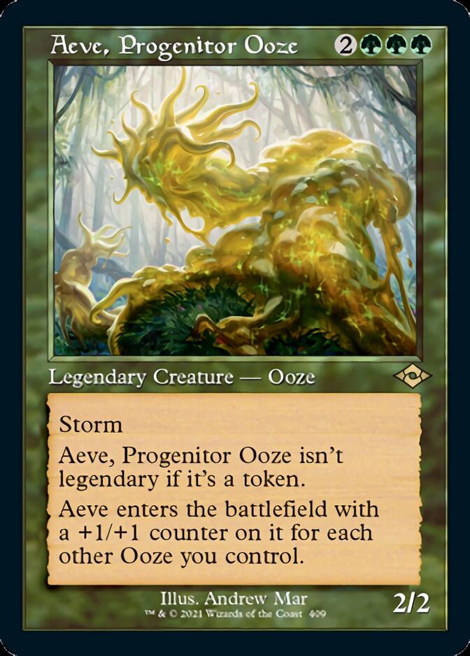 Aeve, Progenitor Ooze (Retro Foil Etched) [Modern Horizons 2] | Spectrum Games