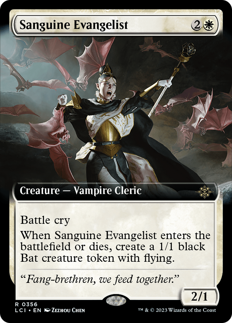 Sanguine Evangelist (Extended Art) [The Lost Caverns of Ixalan] | Spectrum Games